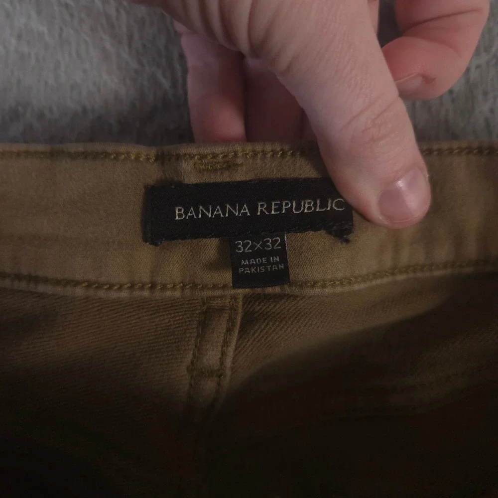 Banana Republic Pants Mens‎ 32x31 Brown Slim Travel Straight Leg Stretch Cotton